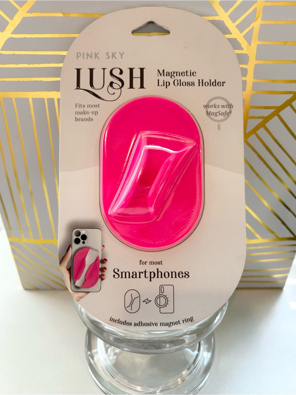 💖✨ 3 for $15 ✨ Pink Sky Magnetic Lip Gloss Holder | MagSafe Phone Accessory ✨